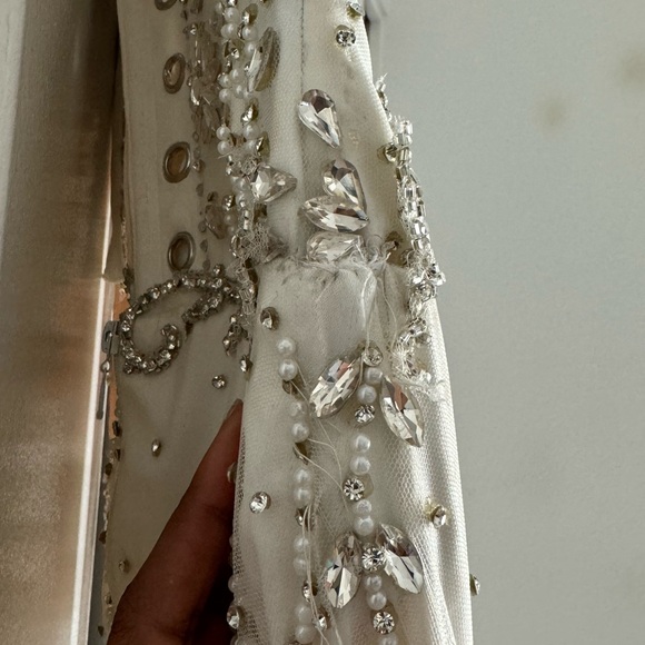 Custom Made Wedding Reception Dress. Great for Proms, Weddings, Events, Etc - Picture 6 of 11